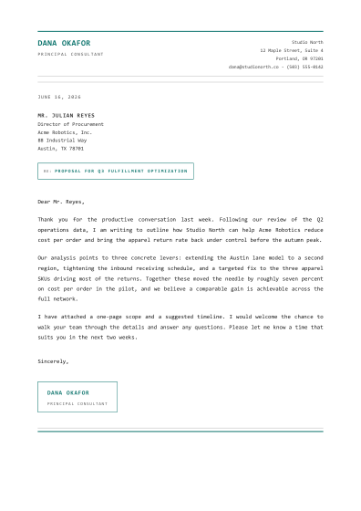 Letter (mono)